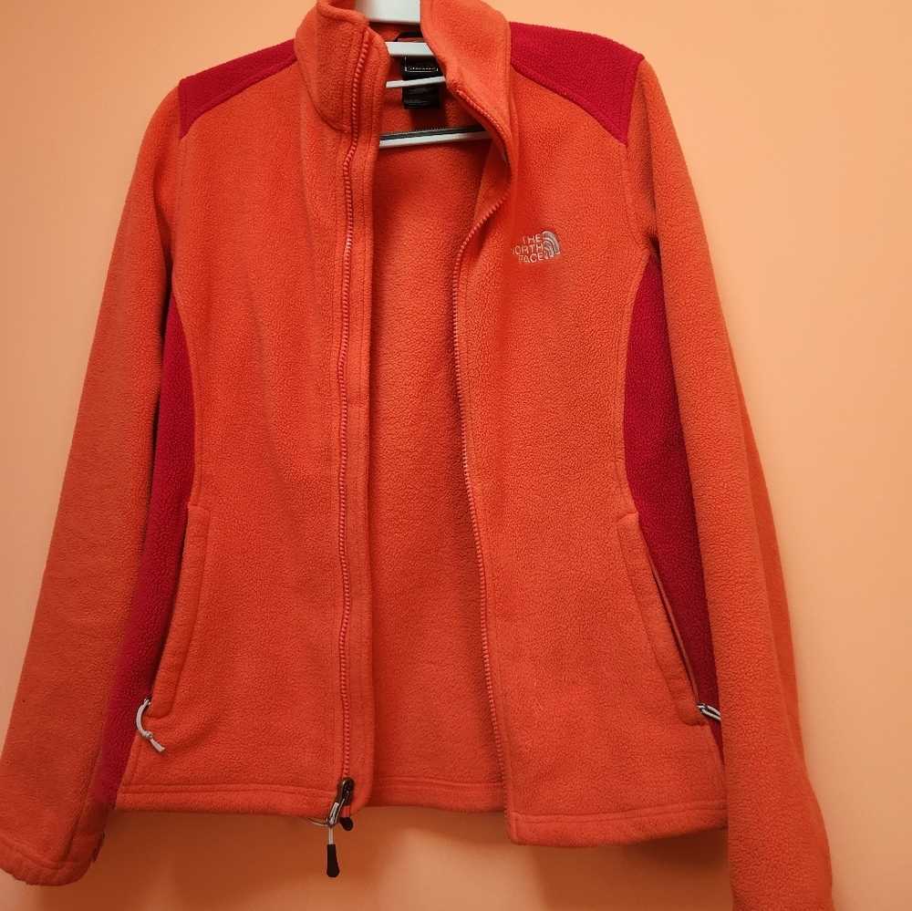 Small Women's North face Pink zipper fleece